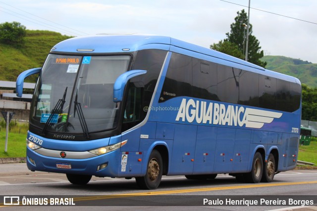 Viação Águia Branca 27070 na cidade de Barra do Piraí, Rio de Janeiro, Brasil, por Paulo Henrique Pereira Borges. Número da foto: #11841987.