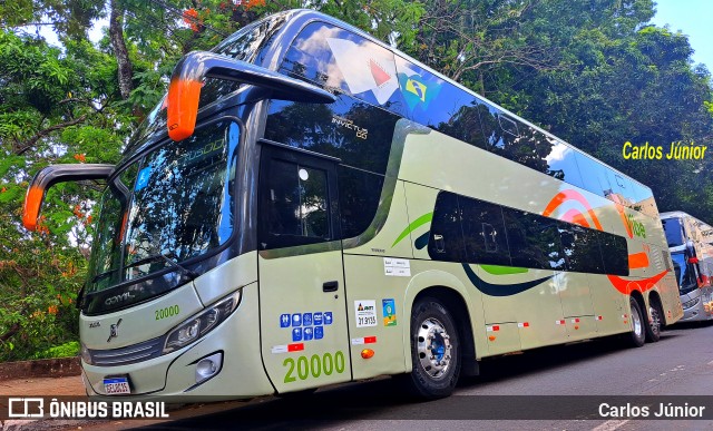 Vibe Bus 20000 na cidade de Caldas Novas, Goiás, Brasil, por Carlos Júnior. ID da foto: 11841132.