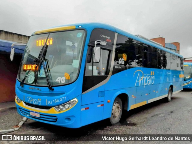 Viação Nossa Senhora do Amparo RJ 186.077 na cidade de Niterói, Rio de Janeiro, Brasil, por Victor Hugo Gerhardt Leandro de Nantes. Número da foto: #11842831.