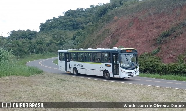 Expresso Glória 2116 na cidade de Valença, Rio de Janeiro, Brasil, por Vanderson de Oliveira Duque. Número da foto: #11844372.