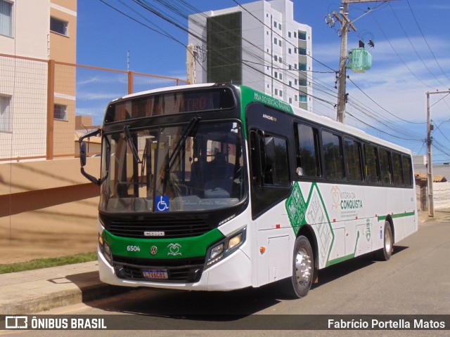 Viação Rosa Vitória da Conquista 6504 na cidade de Vitória da Conquista, Bahia, Brasil, por Fabrício Portella Matos. ID da foto: 11843999.