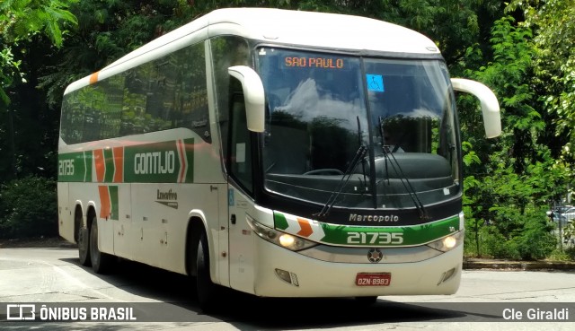 Empresa Gontijo de Transportes 21735 na cidade de São Paulo, São Paulo, Brasil, por Cle Giraldi. ID da foto: 11845135.