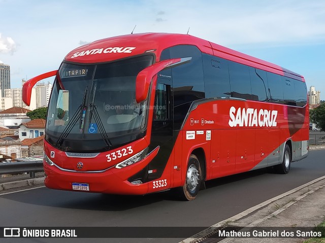 Viação Santa Cruz 33323 na cidade de Campinas, São Paulo, Brasil, por Matheus Gabriel dos Santos. Número da foto: #11844860.