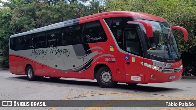 Empresa de Ônibus Pássaro Marron 5412 na cidade de São Paulo, São Paulo, Brasil, por Fábio Paixão. Número da foto: #11843201.
