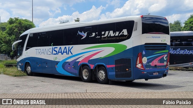 Trans Isaak Turismo 1005 na cidade de São Paulo, São Paulo, Brasil, por Fábio Paixão. ID da foto: 11843235.