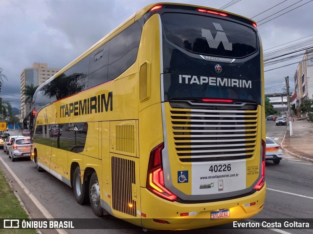 Viação Nova Itapemirim 40226 na cidade de Cariacica, Espírito Santo, Brasil, por Everton Costa Goltara. Número da foto: #11842841.