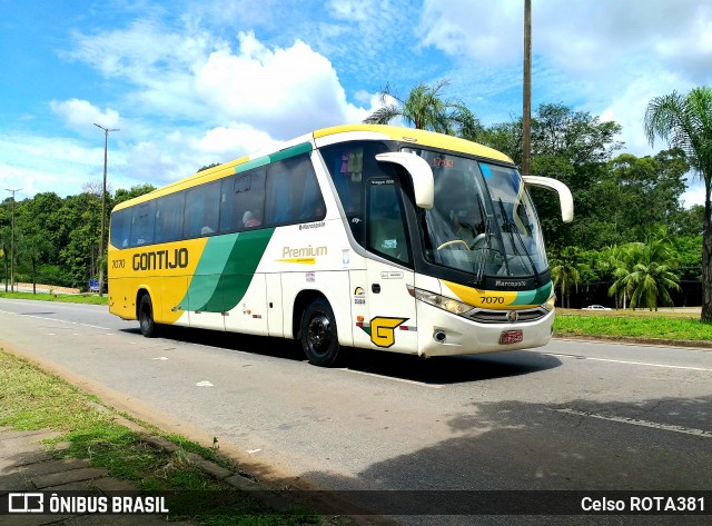 Empresa Gontijo de Transportes 7070 na cidade de Ipatinga, Minas Gerais, Brasil, por Celso ROTA381. ID da foto: 11843960.