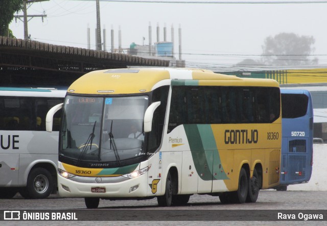 Empresa Gontijo de Transportes 18360 na cidade de Vitória da Conquista, Bahia, Brasil, por Rava Ogawa. ID da foto: 11843323.