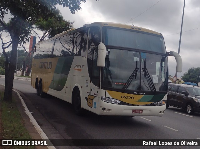 Empresa Gontijo de Transportes 17070 na cidade de São Paulo, São Paulo, Brasil, por Rafael Lopes de Oliveira. ID da foto: 11844716.