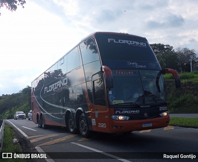 Floriano Turismo 2120 na cidade de Barra do Piraí, Rio de Janeiro, Brasil, por Raquel Gontijo. ID da foto: 11843216.