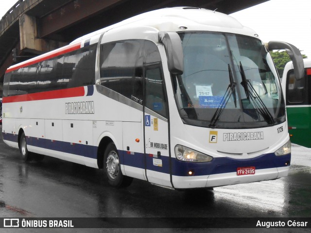 Viação Piracicabana 1726 na cidade de Rio de Janeiro, Rio de Janeiro, Brasil, por Augusto César. Número da foto: #11843327.
