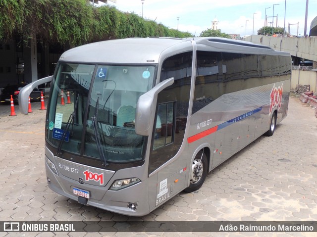 Auto Viação 1001 RJ 108.1217 na cidade de Belo Horizonte, Minas Gerais, Brasil, por Adão Raimundo Marcelino. ID da foto: 11845493.