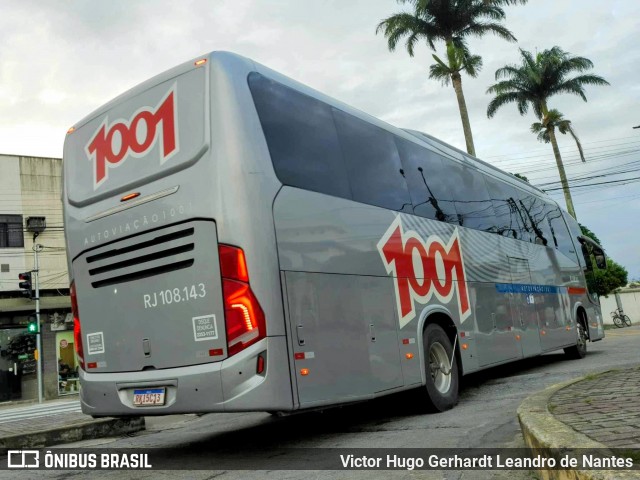 Auto Viação 1001 RJ 108.143 na cidade de Macaé, Rio de Janeiro, Brasil, por Victor Hugo Gerhardt Leandro de Nantes. Número da foto: #11843764.