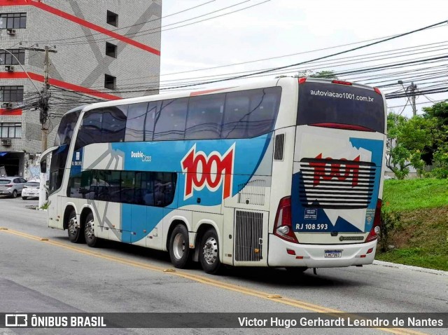 Auto Viação 1001 RJ 108.593 na cidade de Macaé, Rio de Janeiro, Brasil, por Victor Hugo Gerhardt Leandro de Nantes. ID da foto: 11842826.