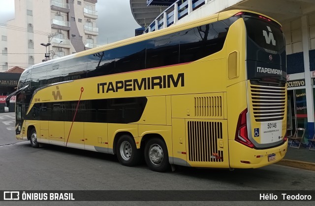 Viação Nova Itapemirim 50146 na cidade de Aparecida, São Paulo, Brasil, por Hélio  Teodoro. ID da foto: 11843468.