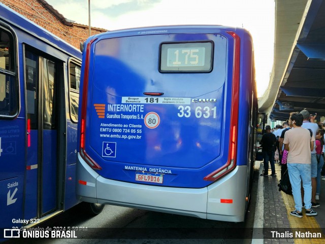 Guarulhos Transportes 33.631 na cidade de São Paulo, São Paulo, Brasil, por Thalis Nathan. Número da foto: #11843796.