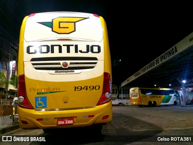 Empresa Gontijo de Transportes 19490 na cidade de Ipatinga, Minas Gerais, Brasil, por Celso ROTA381. Número da foto: #11842511.