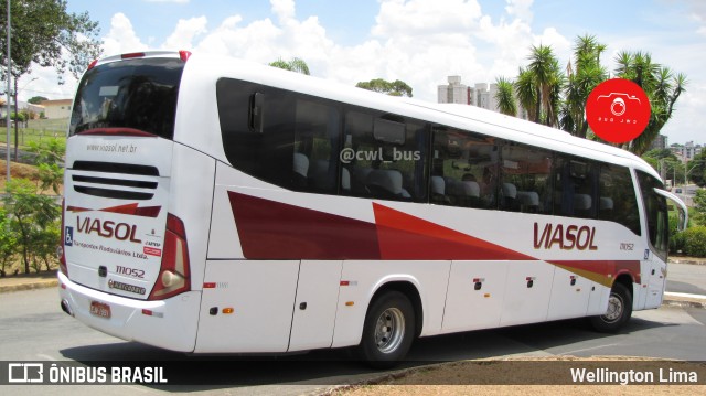 ViaSol Transportes Rodoviários 111052 na cidade de Americana, São Paulo, Brasil, por Wellington Lima. ID da foto: 11842716.