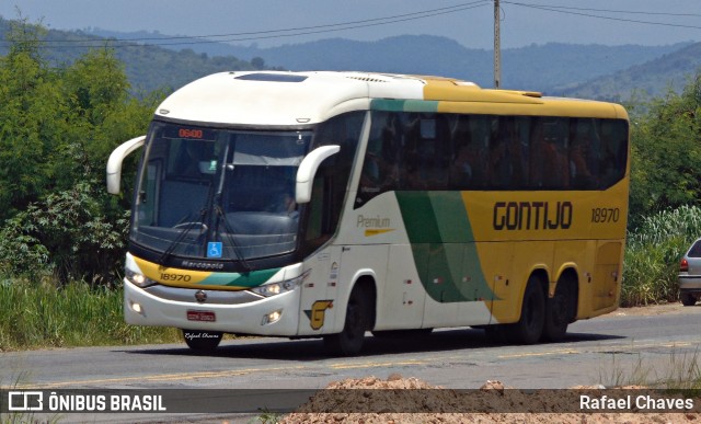 Empresa Gontijo de Transportes 18970 na cidade de Itapetinga, Bahia, Brasil, por Rafael Chaves. ID da foto: 11843534.