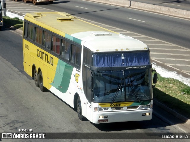 Empresa Gontijo de Transportes 11030 na cidade de Belo Horizonte, Minas Gerais, Brasil, por Lucas Vieira. Número da foto: #11844896.