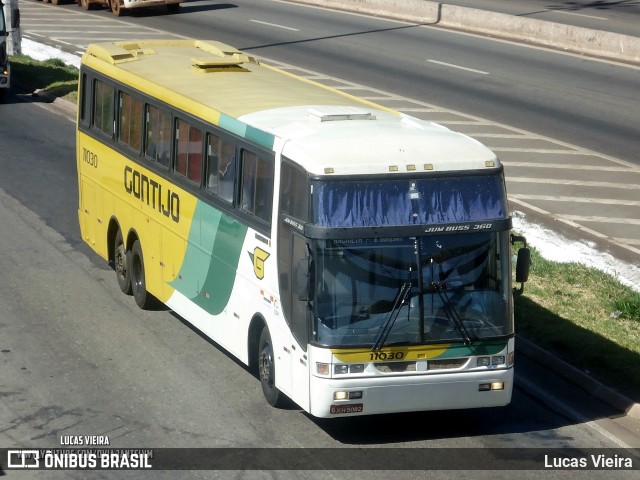 Empresa Gontijo de Transportes 11030 na cidade de Belo Horizonte, Minas Gerais, Brasil, por Lucas Vieira. ID da foto: 11844896.