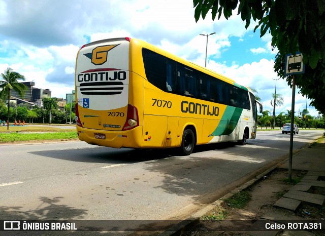 Empresa Gontijo de Transportes 7070 na cidade de Ipatinga, Minas Gerais, Brasil, por Celso ROTA381. ID da foto: 11843963.