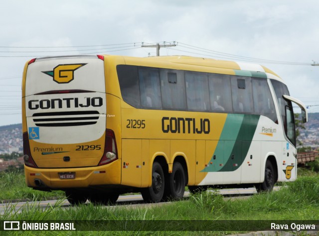 Empresa Gontijo de Transportes 21295 na cidade de Vitória da Conquista, Bahia, Brasil, por Rava Ogawa. ID da foto: 11843391.