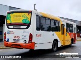 Viação Piracicabana Praia Grande 3105 na cidade de Praia Grande, São Paulo, Brasil, por Gustavo  Bonfate. Número da foto: #:id.