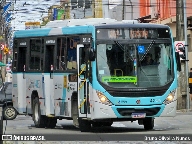 Auto Viação Dragão do Mar 42326 na cidade de Fortaleza, Ceará, Brasil, por Bruno Oliveira Nunes. Número da foto: #11846449.