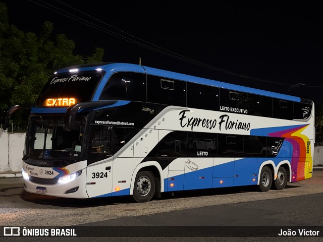 Expresso Floriano 3924 na cidade de Teresina, Piauí, Brasil, por João Victor. Número da foto: #11845603.