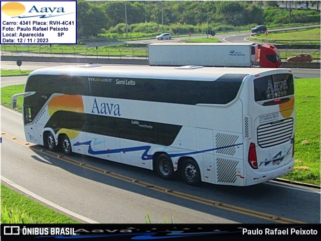 Aava 4341 na cidade de Aparecida, São Paulo, Brasil, por Paulo Rafael Peixoto. ID da foto: 11846362.