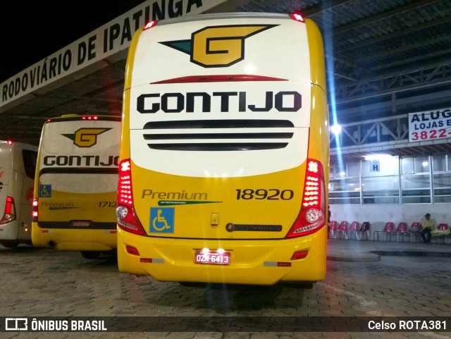 Empresa Gontijo de Transportes 18920 na cidade de Ipatinga, Minas Gerais, Brasil, por Celso ROTA381. Número da foto: #11847279.