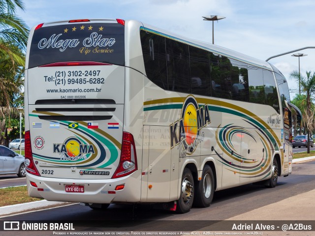 Kaoma Rio Turismo 2032 na cidade de Campo Grande, Mato Grosso do Sul, Brasil, por Adriel Alves - @A2Bus. Número da foto: #11847305.