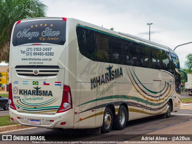 Kharisma Turismo 2039 na cidade de Campo Grande, Mato Grosso do Sul, Brasil, por Adriel Alves - @A2Bus. ID da foto: 11847314.