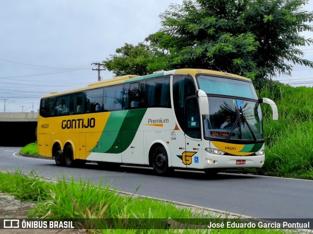 Empresa Gontijo de Transportes 14120 na cidade de Campinas, São Paulo, Brasil, por José Eduardo Garcia Pontual. ID da foto: 11847478.