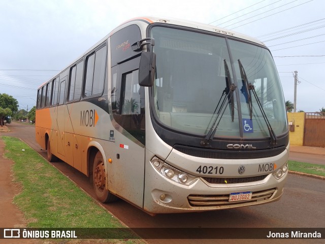 MOBI Transporte 40210 na cidade de Inaciolândia, Goiás, Brasil, por Jonas Miranda. ID da foto: 11846062.