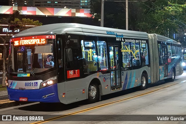 Next Mobilidade - ABC Sistema de Transporte 8051 na cidade de São Bernardo do Campo, São Paulo, Brasil, por Valdir Garcia. ID da foto: 11846842.