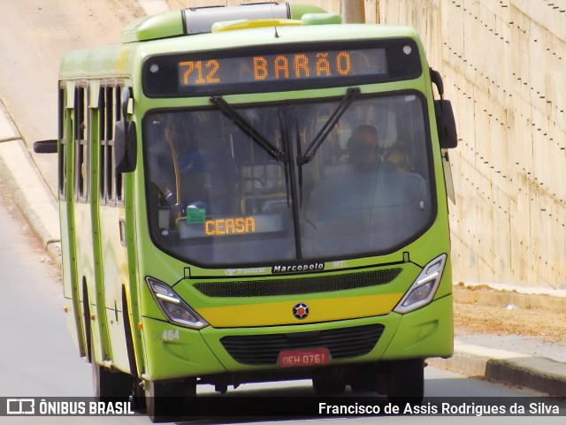 Transcol Transportes Coletivos 04464 na cidade de Teresina, Piauí, Brasil, por Francisco de Assis Rodrigues da Silva. ID da foto: 11845970.