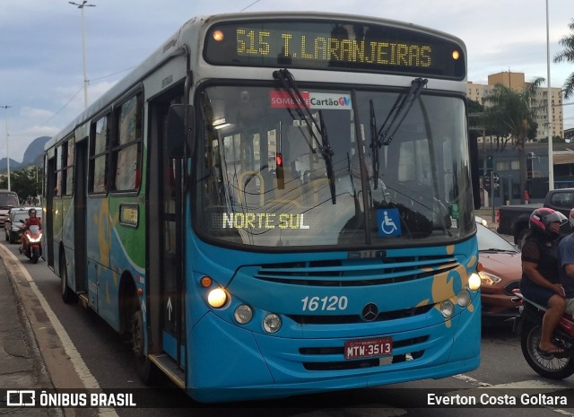 Expresso Santa Paula 16120 na cidade de Cariacica, Espírito Santo, Brasil, por Everton Costa Goltara. Número da foto: #11846731.