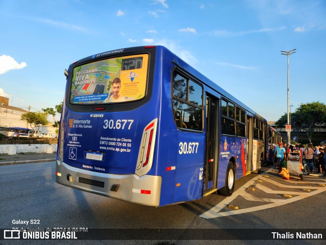 Empresa de Ônibus Vila Galvão 30.677 na cidade de São Paulo, São Paulo, Brasil, por Thalis Nathan. Número da foto: #11846443.