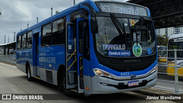 Nortran Transportes Coletivos 6453 na cidade de Porto Alegre, Rio Grande do Sul, Brasil, por Júnior Wandame. Número da foto: #11849092.