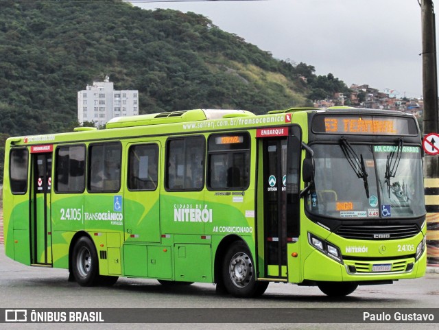 Viação Fortaleza 2.4.105 na cidade de Niterói, Rio de Janeiro, Brasil, por Paulo Gustavo. ID da foto: 11849532.