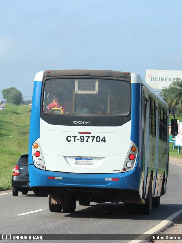 ViaBus Transportes CT-97704 na cidade de Benevides, Pará, Brasil, por Fabio Soares. ID da foto: 11849682.