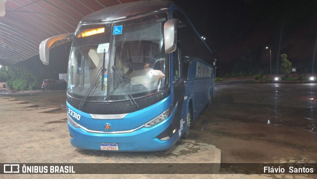 Viação Águia Branca 33310 na cidade de Divisa Alegre, Minas Gerais, Brasil, por Flávio  Santos. Número da foto: #11848487.