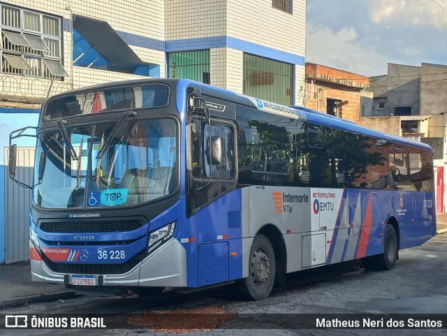 Vipol Transportes Rodoviários - TIPBUS - Transportes Intermunicipal 36.228 na cidade de Guarulhos, São Paulo, Brasil, por Matheus Neri dos Santos. ID da foto: 11848800.