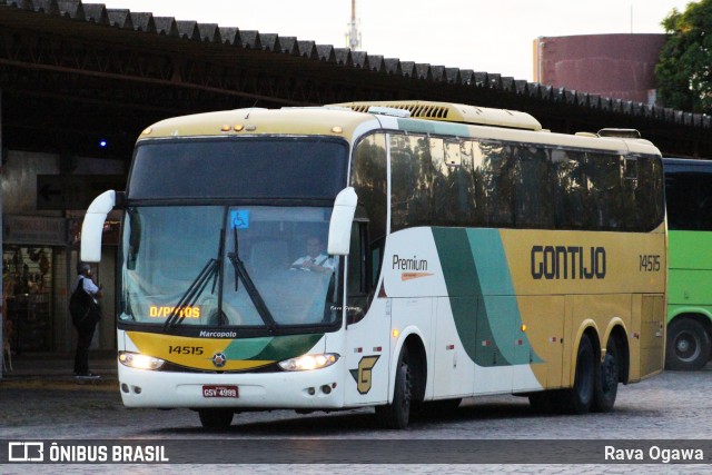 Empresa Gontijo de Transportes 14515 na cidade de Vitória da Conquista, Bahia, Brasil, por Rava Ogawa. ID da foto: 11851893.