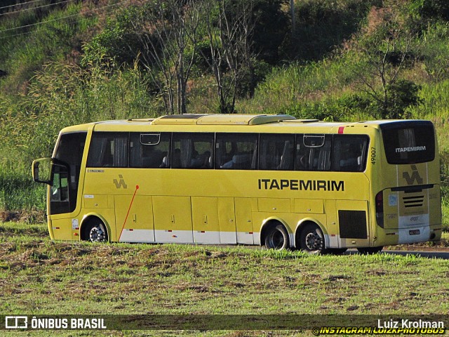 Viação Itapemirim 49007 na cidade de Juiz de Fora, Minas Gerais, Brasil, por Luiz Krolman. ID da foto: 11851688.