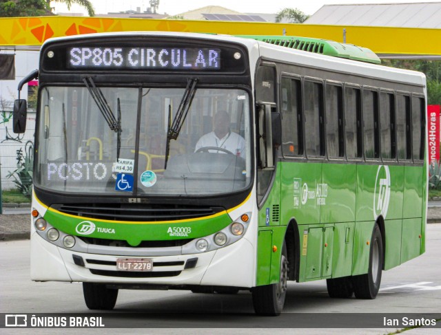 Tijuquinha - Auto Viação Tijuca A50003 na cidade de Rio de Janeiro, Rio de Janeiro, Brasil, por Ian Santos. ID da foto: 11852432.