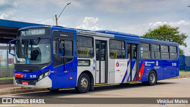 Transportes Capellini 19.158 na cidade de Hortolândia, São Paulo, Brasil, por Vinicius Matos. Número da foto: #11852834.