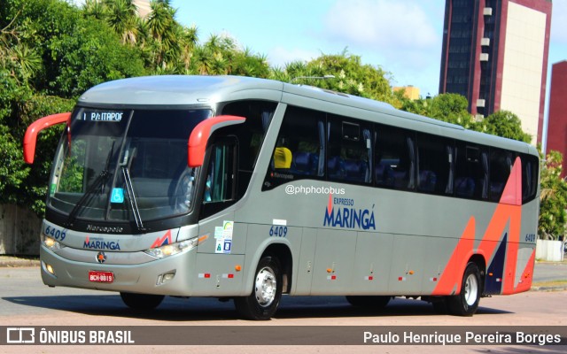 Expresso Maringá 6409 na cidade de Curitiba, Paraná, Brasil, por Paulo Henrique Pereira Borges. ID da foto: 11853017.